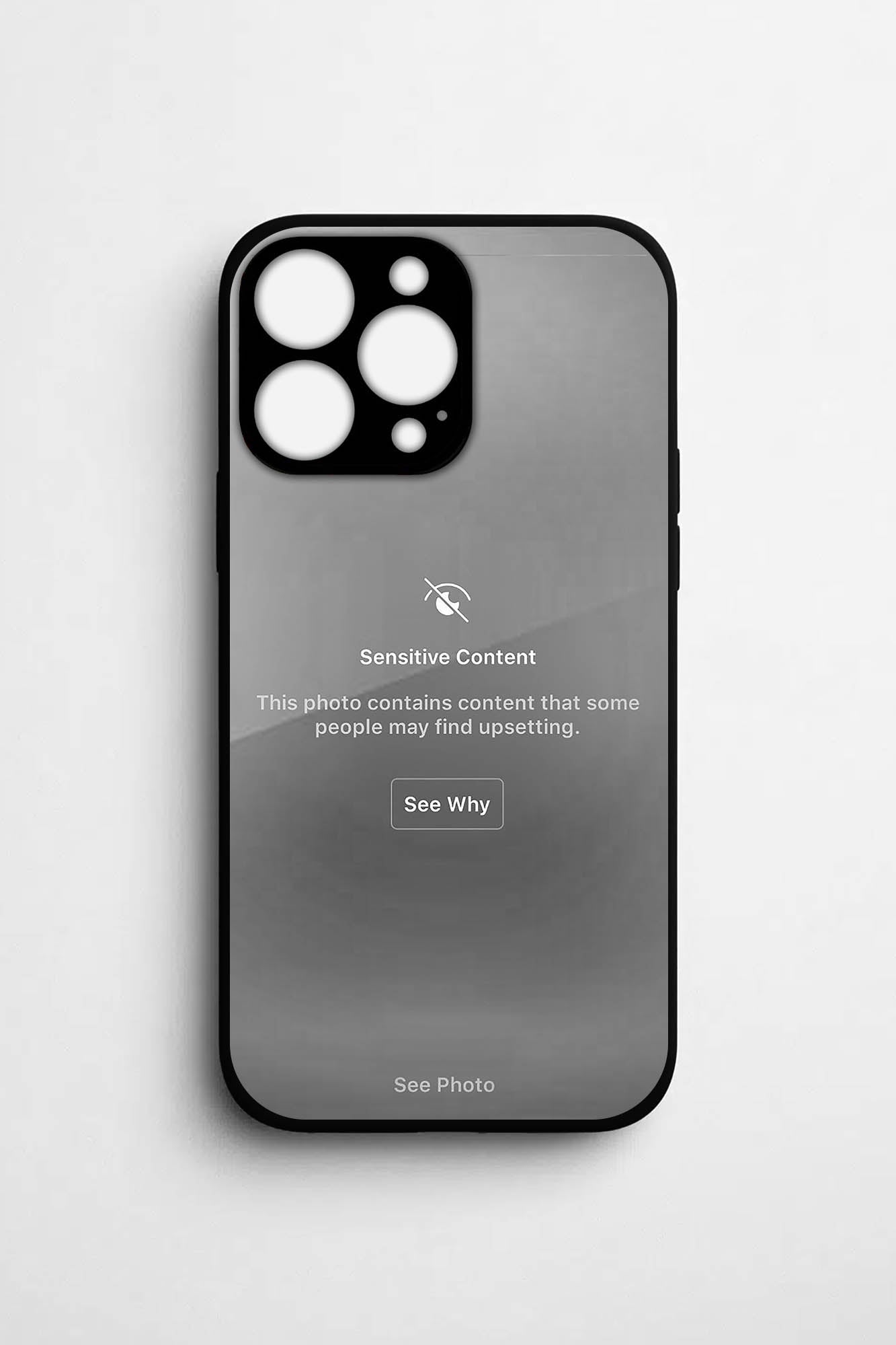 SENSITIVE CONTENT Temperli Glossy Case