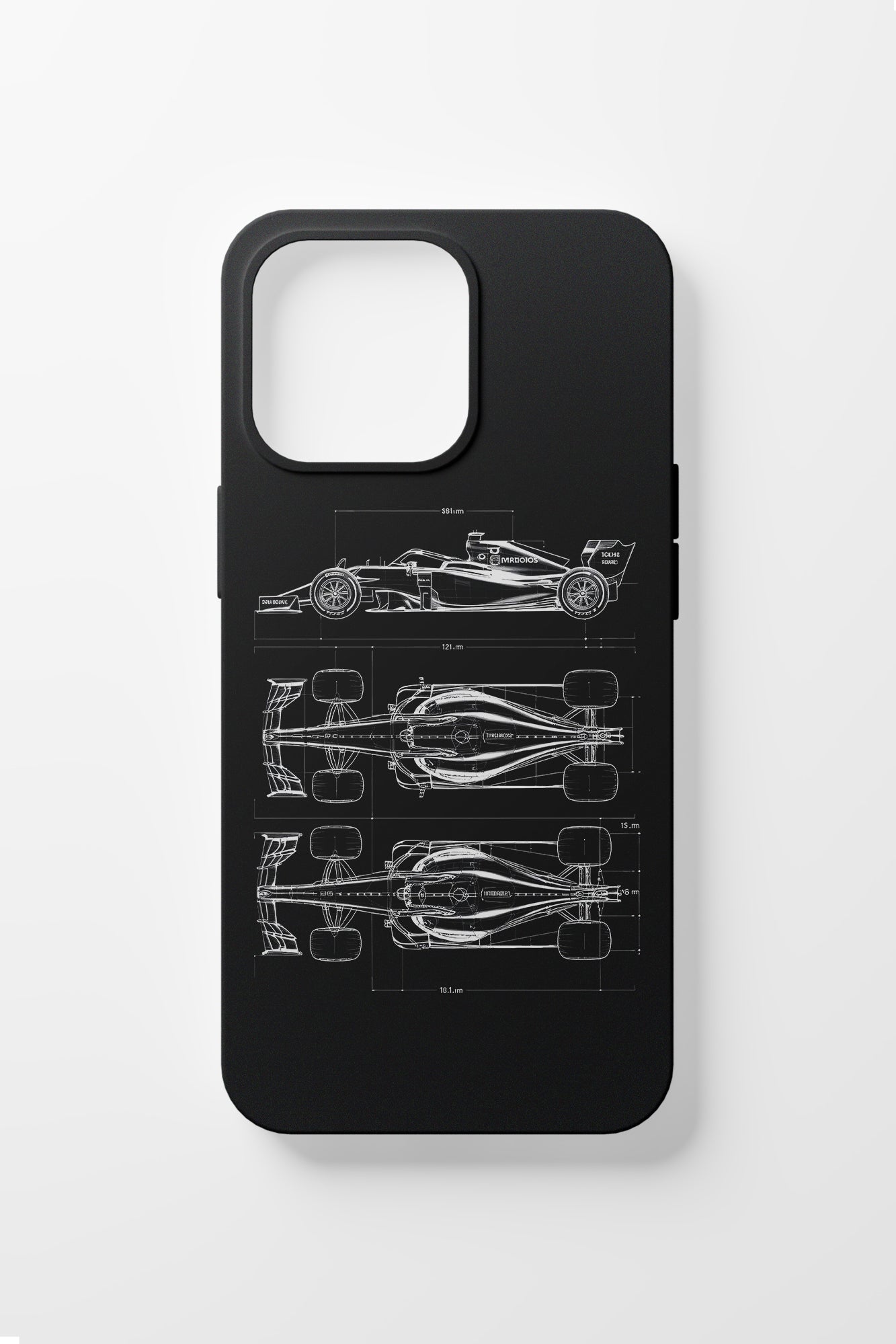 F1 BLUEPRINT iPhone Case