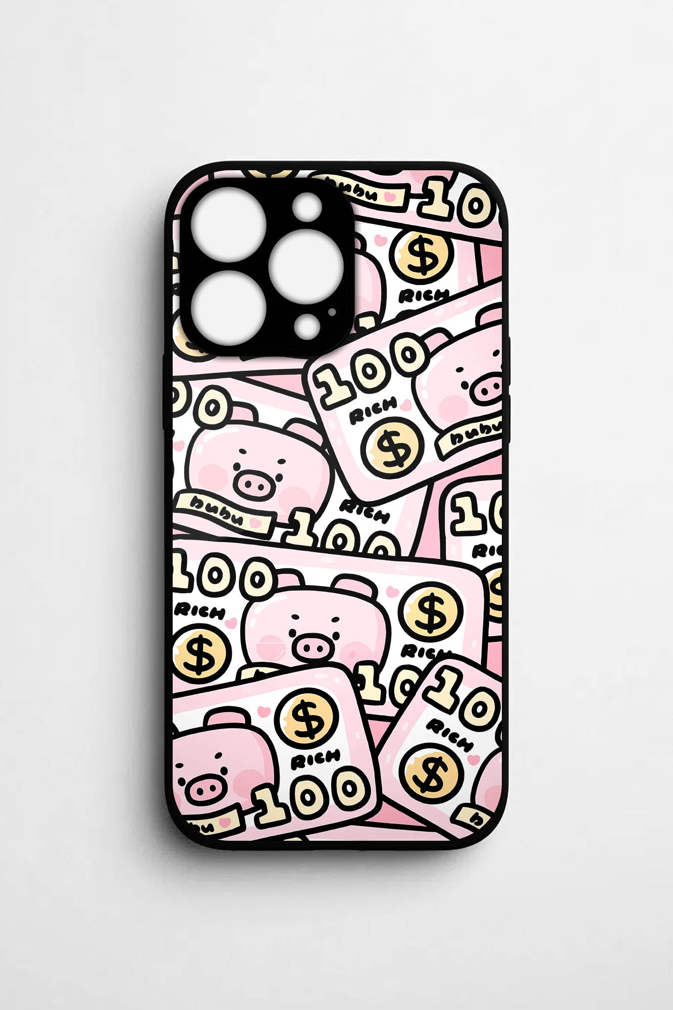 RICH PIGGY Temperli Glossy Case