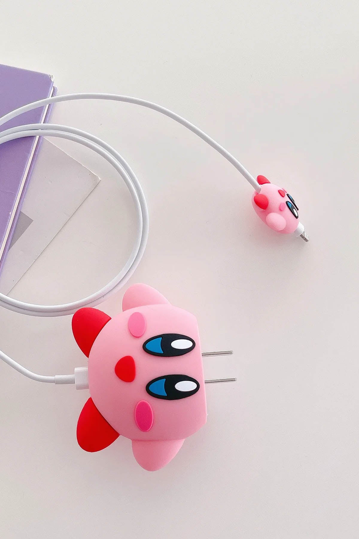 Kirby Silikon Şarj Aleti Koruyucu iPhone