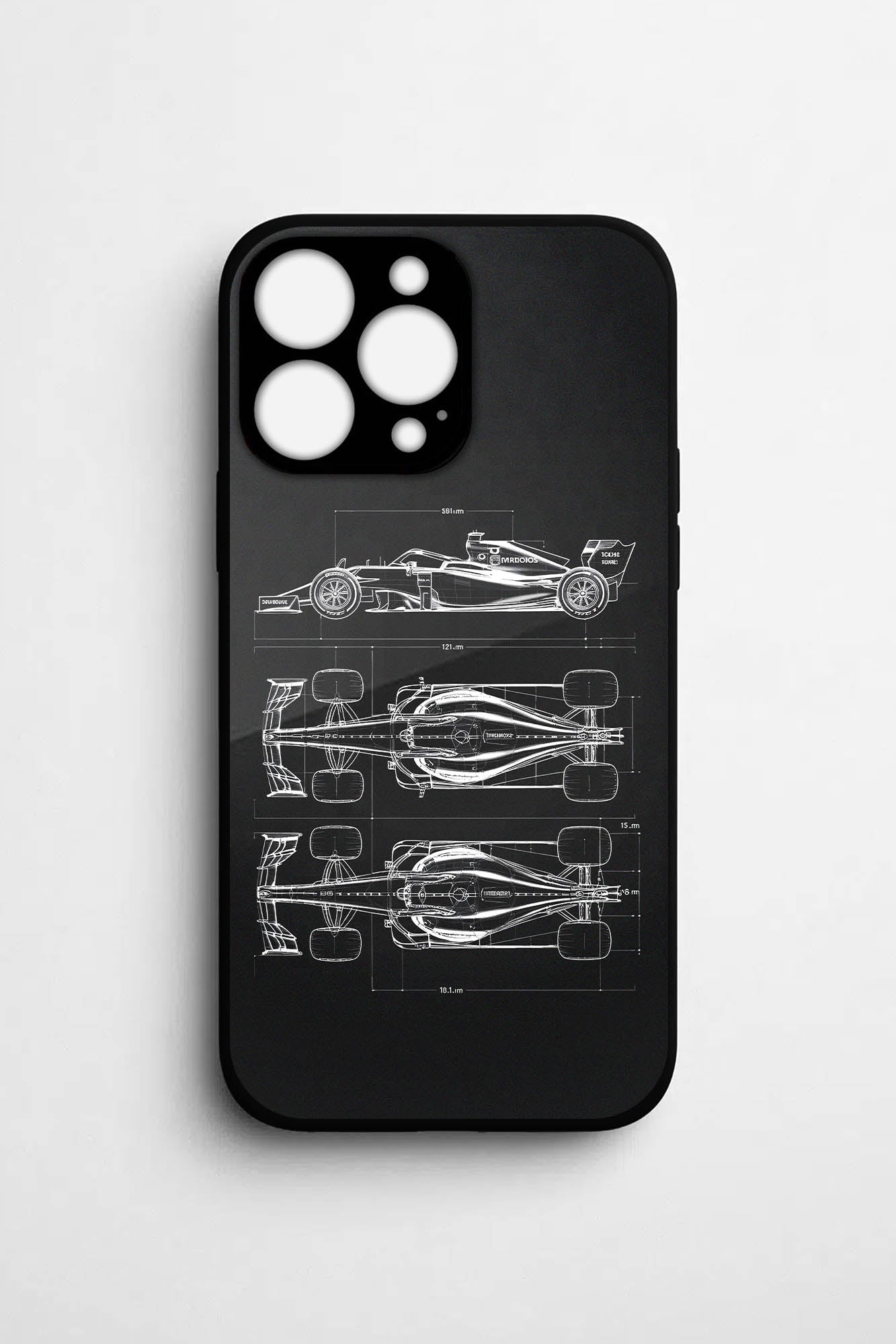 F1 BLUEPRINT Temperli Glossy Case
