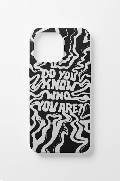 WHO YOU ARE iPhone Case