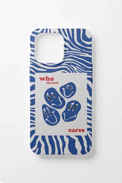 WHO CARES iPhone Case